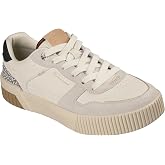 Skechers Women's Jade Feline Instinct Sneaker | Duraleather and genuine suede sneaker, Leopard print heel cup, Molded rubber cupsole, Flexible traction outsole