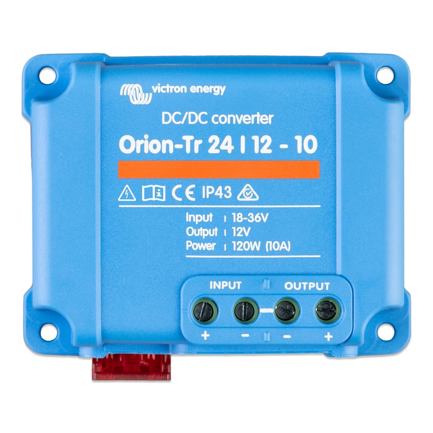 Victron Energy Orion-Tr DC to DC Converter - 24/12-Volt 10 amp 120-Watt - IP43 Protected - for Dual Battery Systems - Non-Isolated