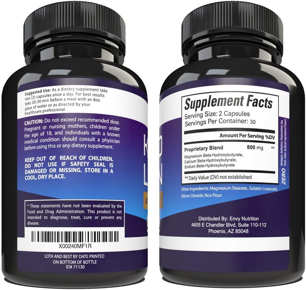 Keto Lean Diet Pills - Advanced Weight Loss - BHB Salts Burn Fat ...