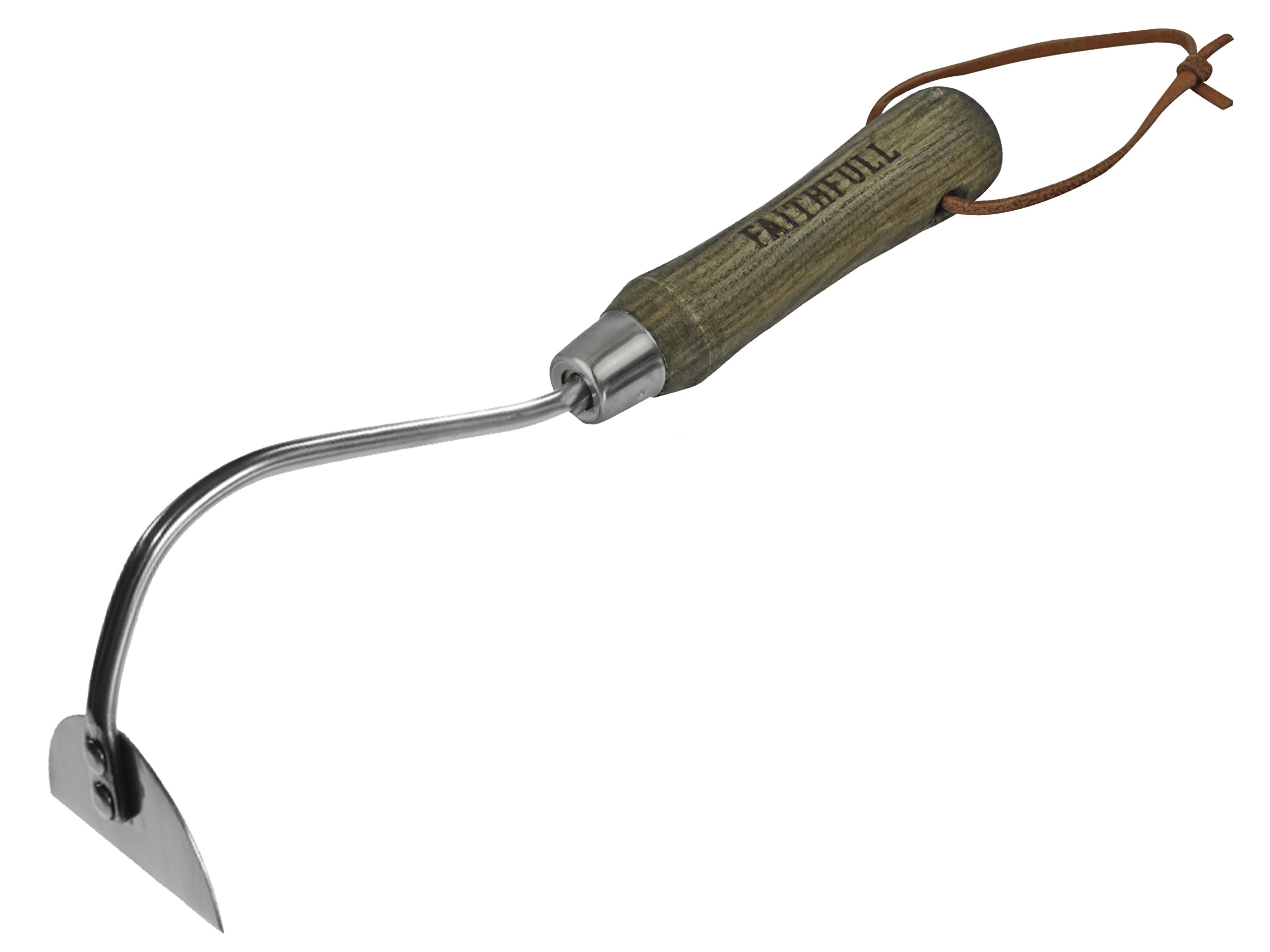 Faithfull Prestige Stainless Steel Onion Hoe with Ash Handle