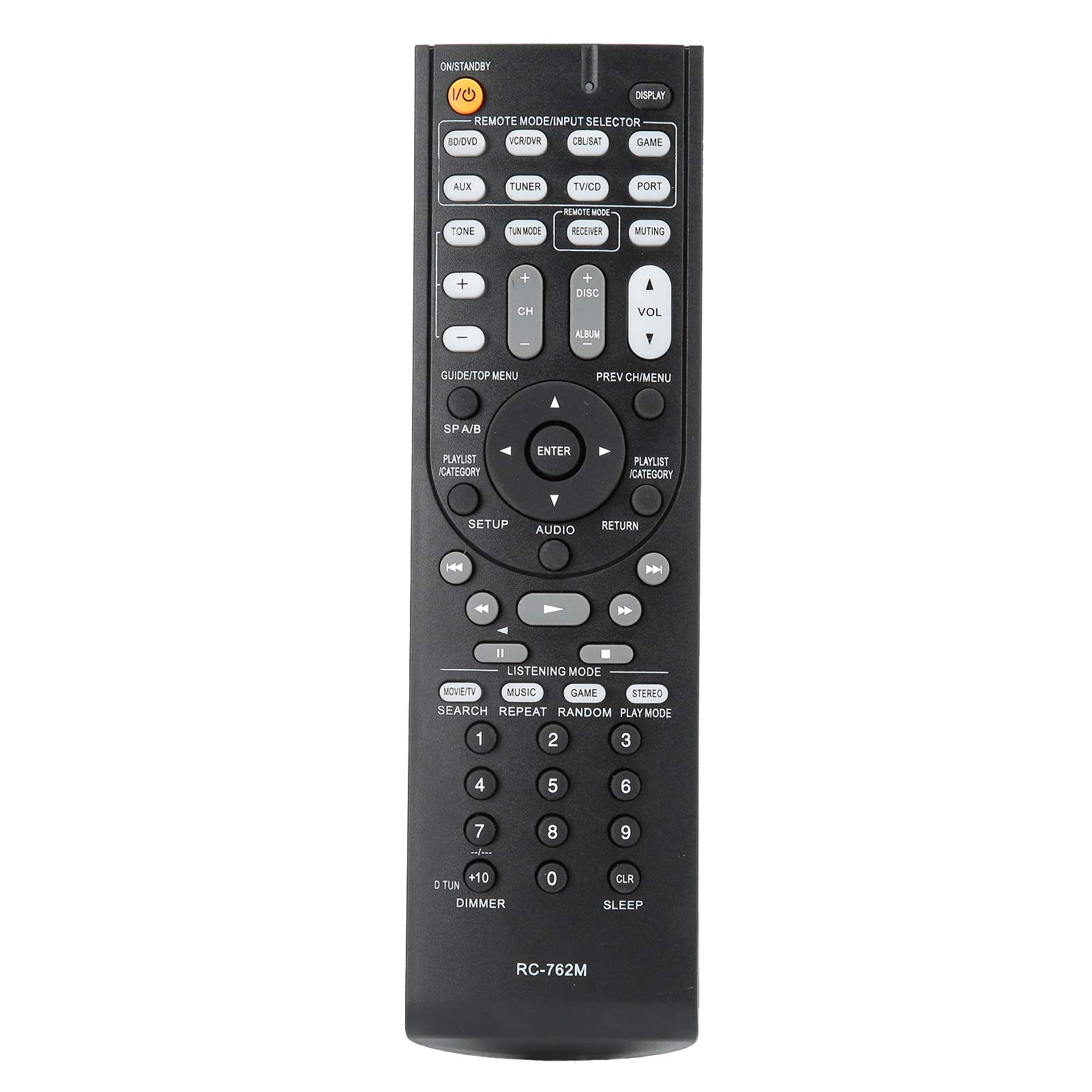 VBESTLIFE RC762M AV Receiver Remote Control Replacement for Onkyo HTS3400, AVX290, HTR390, HTR290, HTR380, HTR538, HTRC230, 29400468, HTS3300, HTS3300B, TXSR308