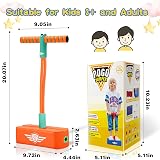 Toyzey Foam Pogo Jumper Toy for Kids 3-12 Orange Safe Durable Indoor Outdoor view 5