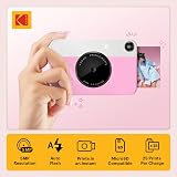 Kodak Printomatic Full Color Instant Print Camera Pink 5MP Zink 2x3 Sticky Paper view 2