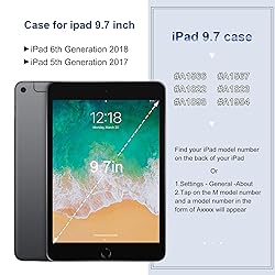 JOGUIIA iPad 6th/5th Gen Case, Silicone Kids Case