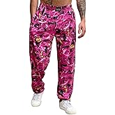 Crazee Wear Loose Fit Baggy Workout Gym Sweat Pants with Two Front Pockets