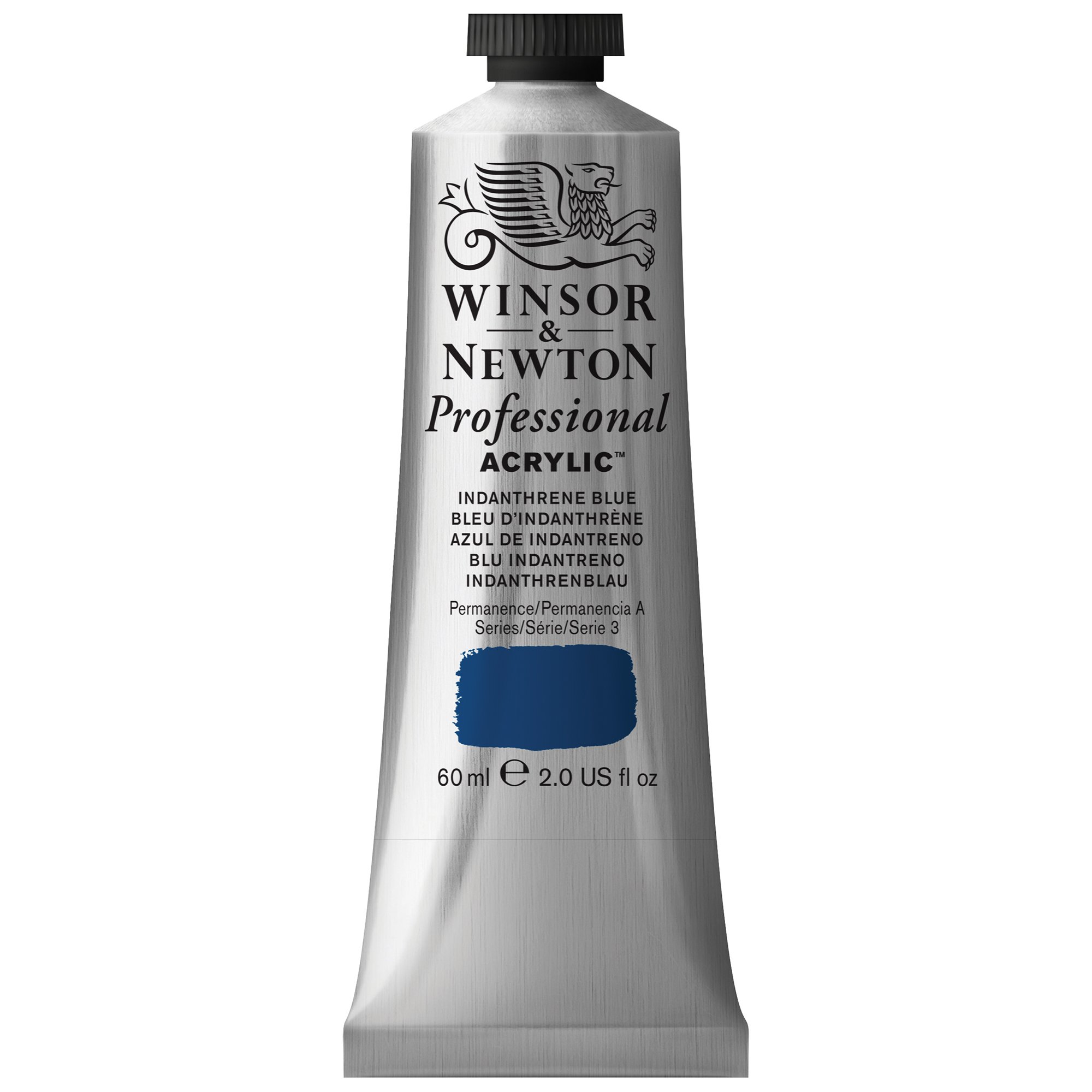 Winsor & Newton 2320321 Professional Acrylic Colour, 60 ml - Indanthrene Blue