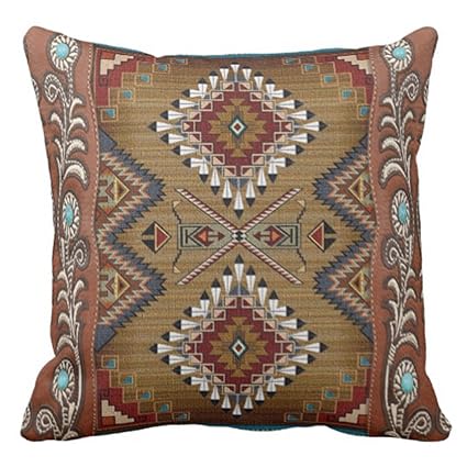 Amazon Com Emvency Throw Pillow Cover Country Western Tribal