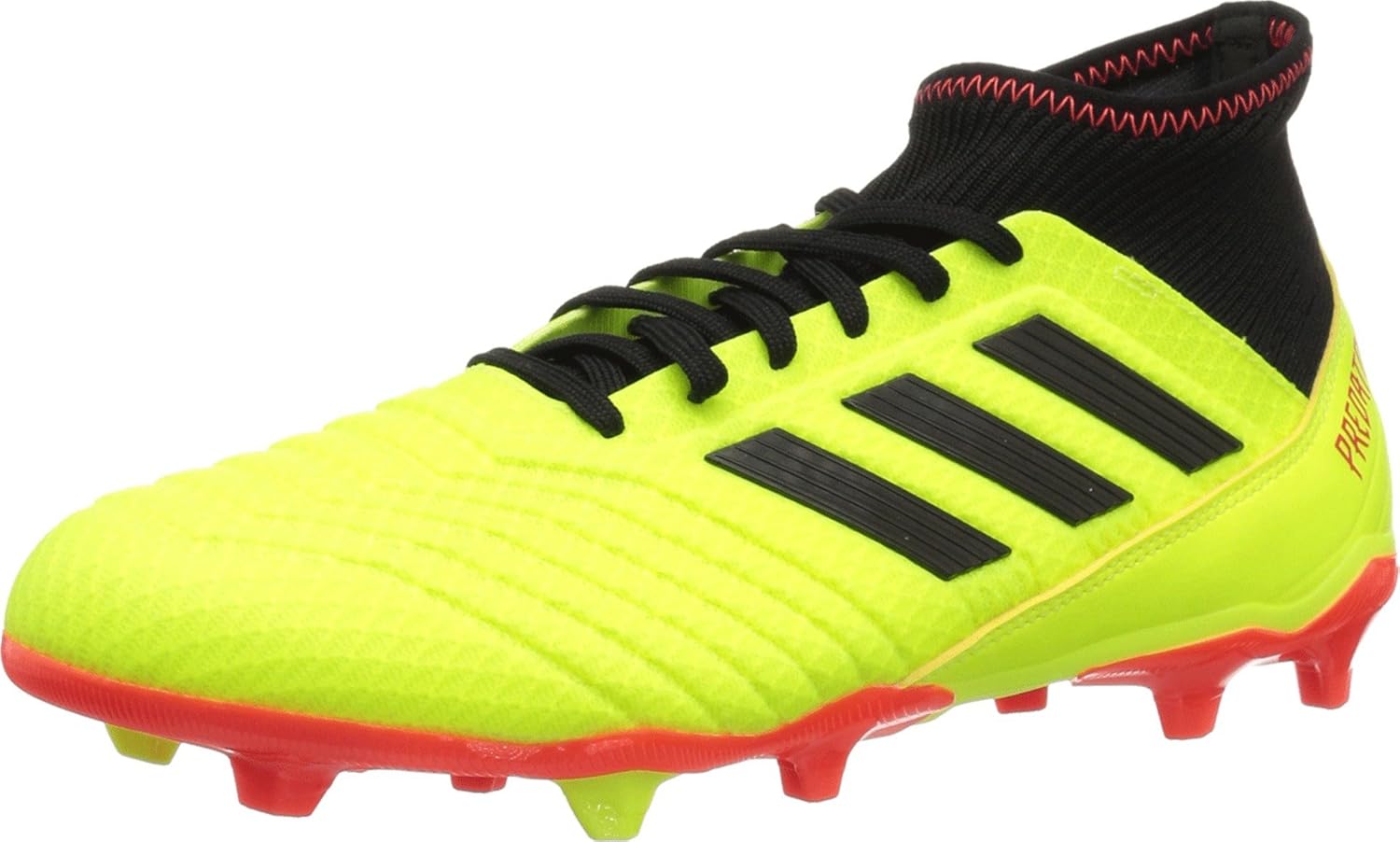 Solar 18 3 Yellow Black Solar 28cm Medium 10 D Red メンズサッカーシューズ靴 Fg B07dp Adidas アディダス Predator サッカー 希少 黒入荷 Rumble Media