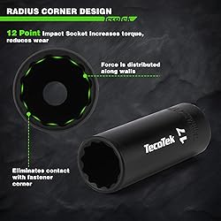 TecoTek 14 Pieces 3/8-Inch Drive Impact Socket