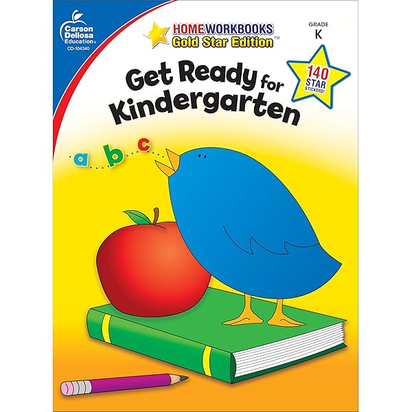 Amazon.com: Carson Dellosa | Get Ready for Kindergarten Workbook