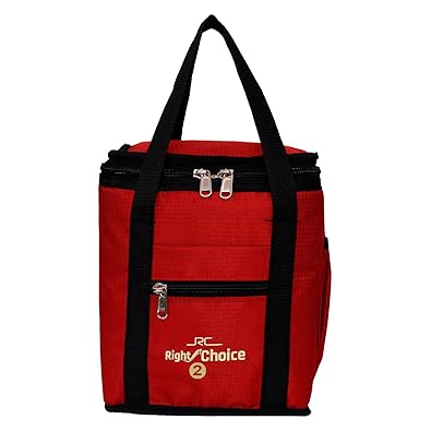 Right Choice Denim Lunch Bag (Red)