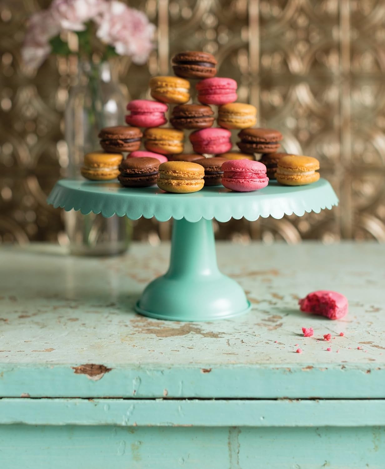  | Now Designs Tin Cake Stand, Aqua: Cake Stands