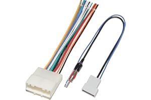 NuIth Radio Wiring Harness Connector Replacement for Nissan 2007-2019,Infiniti 2008-2013,Subaru 2008-2013 with Antenna Adapte