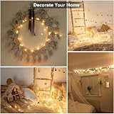 Dalugo Fairy Lights Battery Operated 2m 20 LED Copper Wire Warm White view 5
