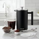 andrew james Cafetiere 350ml Double Walled Stainless Steel Gift Set view 2