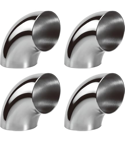 Gift2u 90°Mandrel Bend Elbow 2 Inch Exhaust Pipe Elbow Mandrel Bend