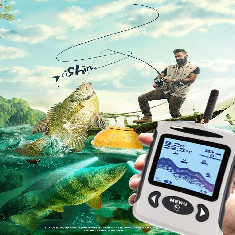 Fish Finders for Boats, Handheld Fishfinder Fish Depth
