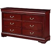 Acme Furniture Louis Philippe 23755 Dresser, Cherry, One Size