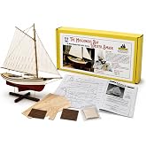 Midwest Muscongus Bay Lobster Smack 1:24 Wooden Ship Model Building Kit for Adults DIY Woodcraft Self Assembly