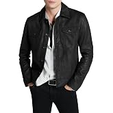 John Varvatos Men's Andrew Leather Jacket