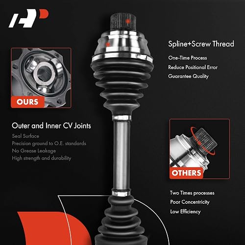 A-Premium CV Axle Assembly - Front Left Or Right For GM Trucks/SUVs 1999-2006 (Silverado, Tahoe, Etc.)