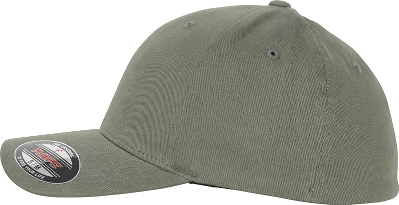 Gorra de Sarga cepillada Unisex, Verde Pino, S-M