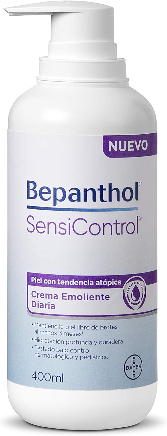 Atopic Skin Moisturizing Cream, Bepanthol SensiControl Daily Emollient Cream with Pro-Vitamin B5
