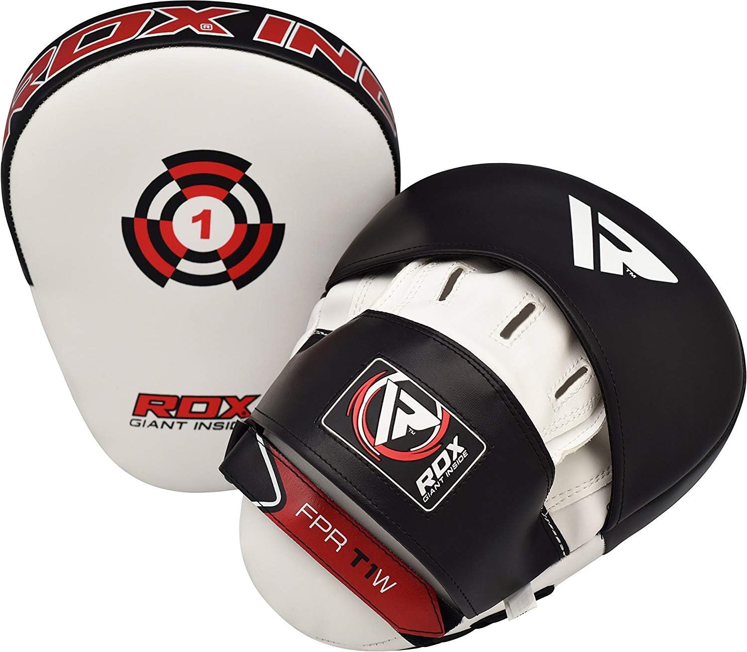 RDX Boxing Hook & Jab Pads MMA Target Focus Punching Mitts Thai Strike Kick Shield, White : Sports & Outdoors