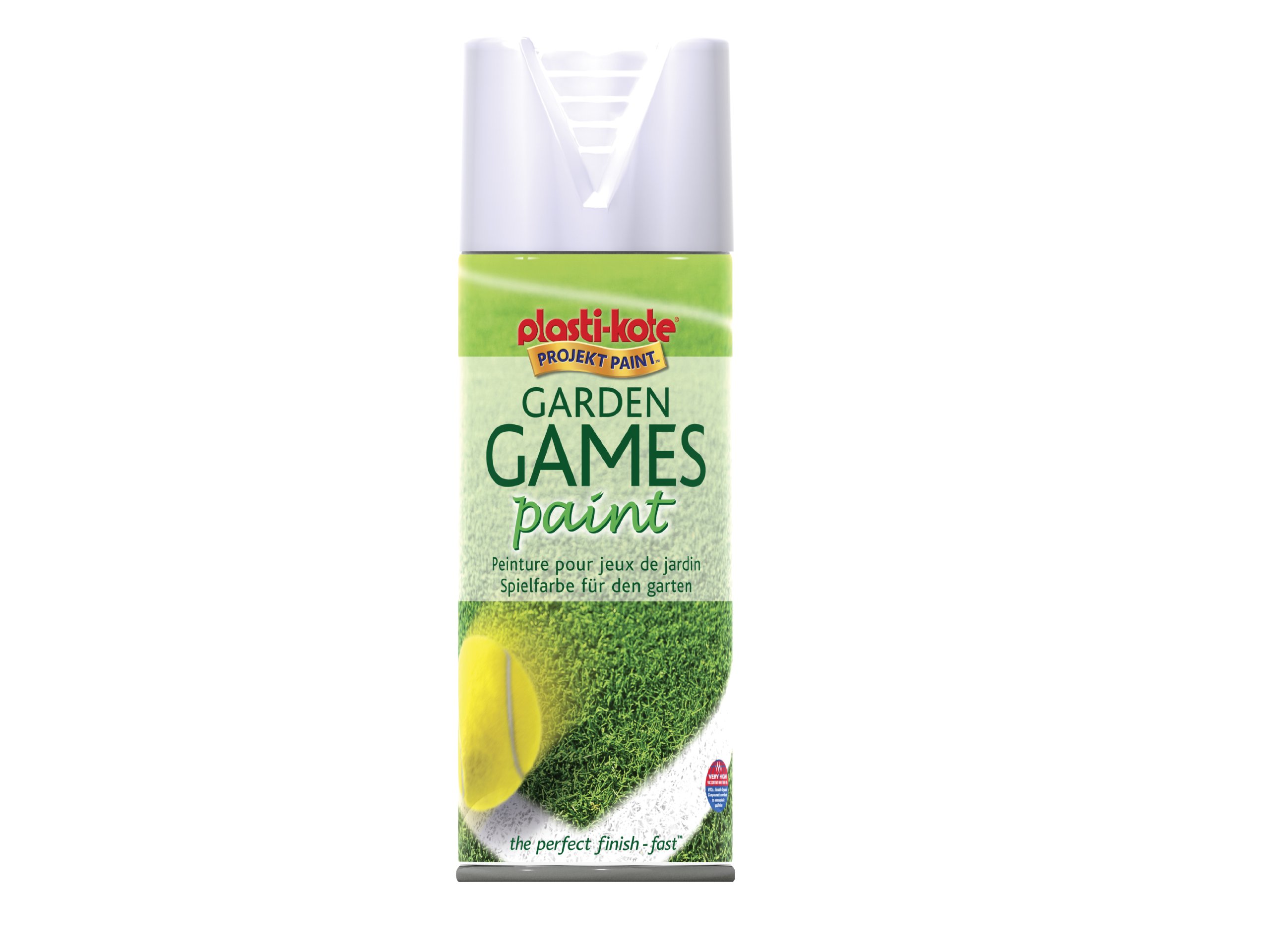 Plasti-kote 4376 400ml Garden Games Spray Paint - White