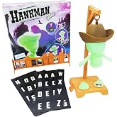 Fotorama Hankman Glow Magnetic Hangman Word Guessing Game | for Kids Ages 6 and Up, Glow in the Dark Travel Toy, Mystery Letter Games, Gifts