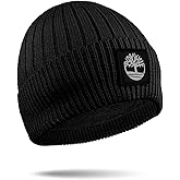 Timberland Women’s Rib Core Beanie - Soft Knit Winter Hat, Stretch Fit, Ribbed Texture, Fold-Over Cuff for Cold Weather