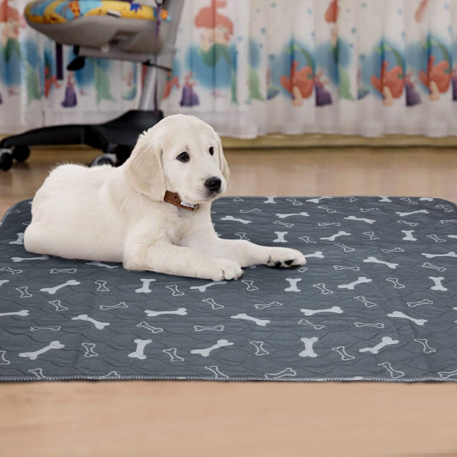 AK KYC 2 Pack Washable Pee Pads for Dogs Puppy Pads Dog Training Pad Waterproof Reusable Fast Absorbent Travel for Dog(35‘’x 31‘’) : Pet Supplies