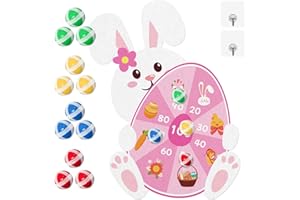 YQUQWN Easter-Themed Dart Game for Easter Party Games and Outdoor Games for Children