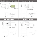 Clairefontaine 5880C Pack of 20 Burgundy Envelopes 7.5x10cm 120 g/m² view 4