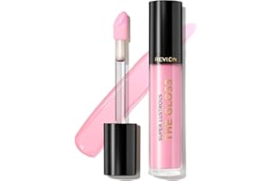 Revlon Super Lustrous Lip Gloss, Non-Sticky, Hydrating, High Shine Finish, 207 Pink Sky, 0.13 oz