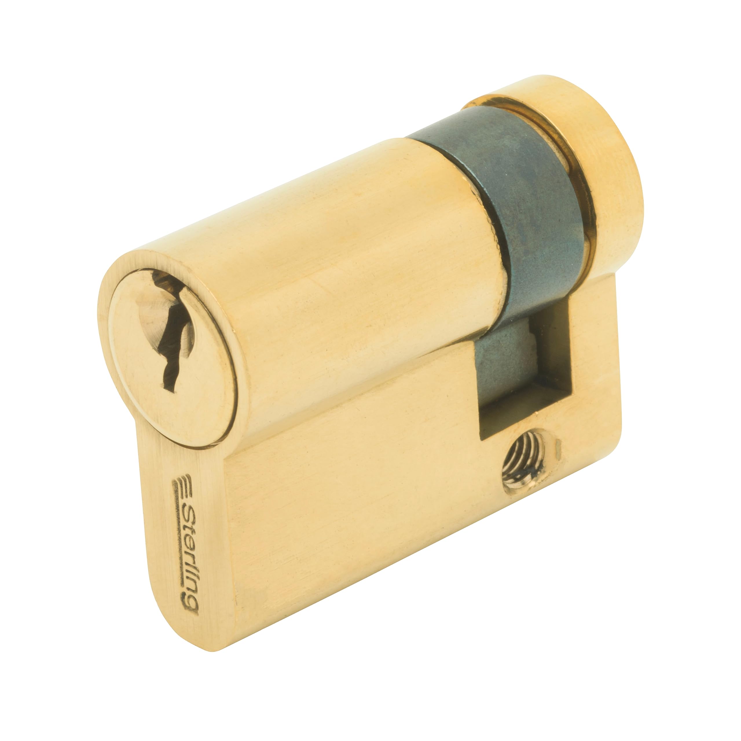Sterling 5 Pin Single Euro Cylinder, Brass