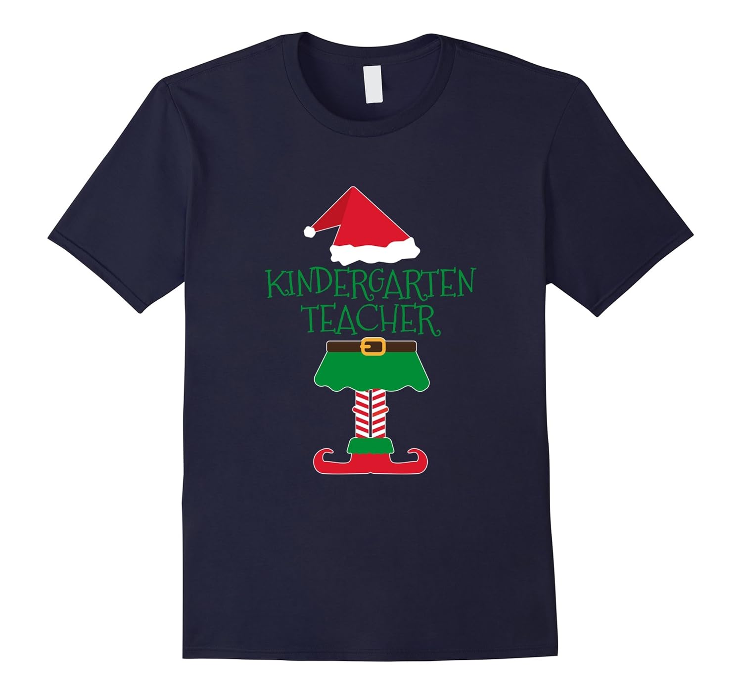 Kindergarten Teacher Elf Christmas Shirt | Santa Christmas-ANZ