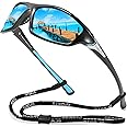 FAGUMA Sports Polarized Sunglasses For Men Cycling Driving Fishing UV400 Protection
