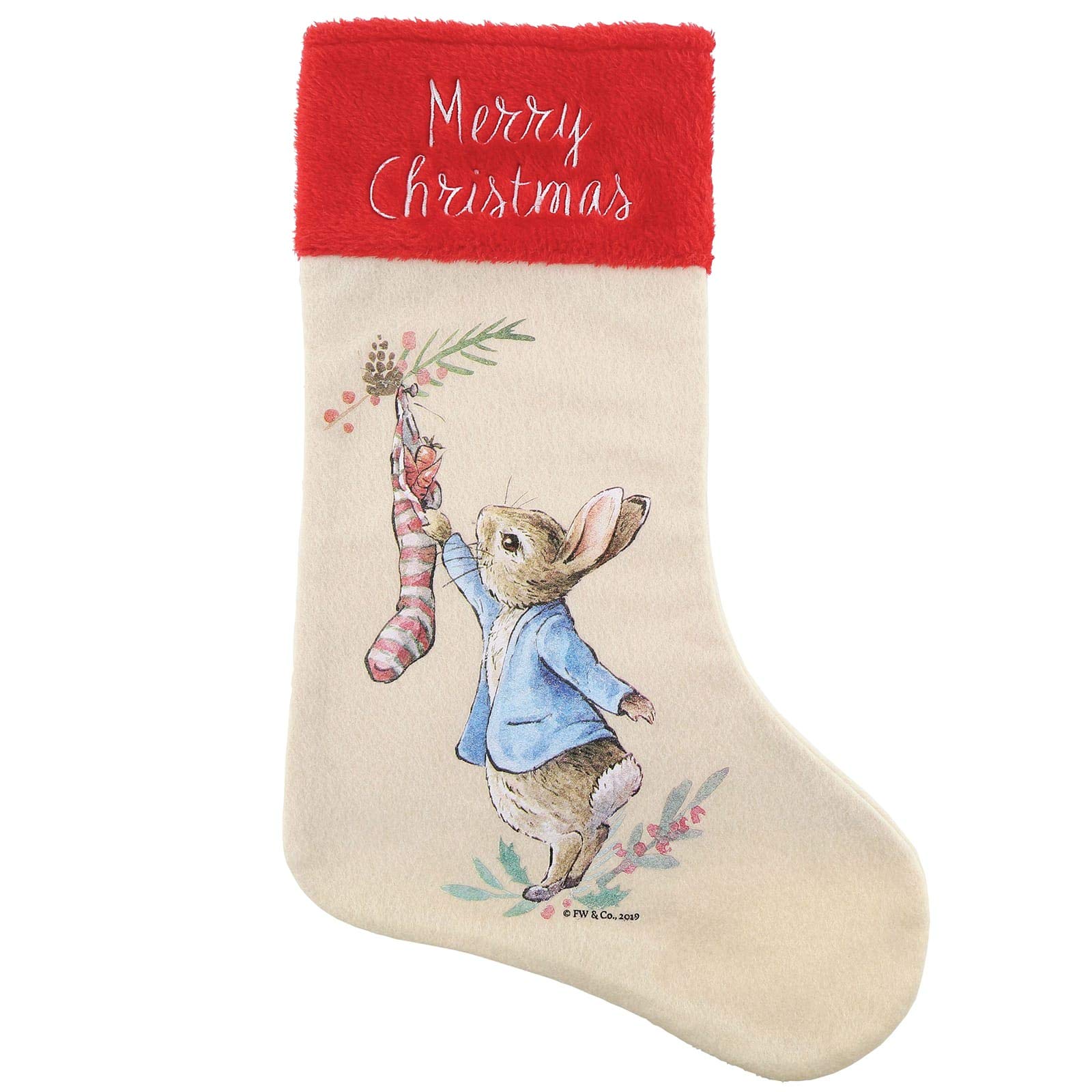 Beatrix Potter Peter Rabbit Xmas Stocking Christmas Decorations