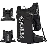 Running Vest,7L Lightweight Reflective Hydration Vest,Adjustable Running Hydration Backpack with Phone Holder,for Women Men for Hiking Cycling Marathon