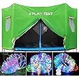 Jump Tastic Trampoline Trampoline Tent, Trampoline Tent with Waterproof Light, Premium Oxford with Sunscreen Coating Trampoline Tent Cover Fit for 12 ft 14 ft 15 ft Trampoline-6 Straight Pole