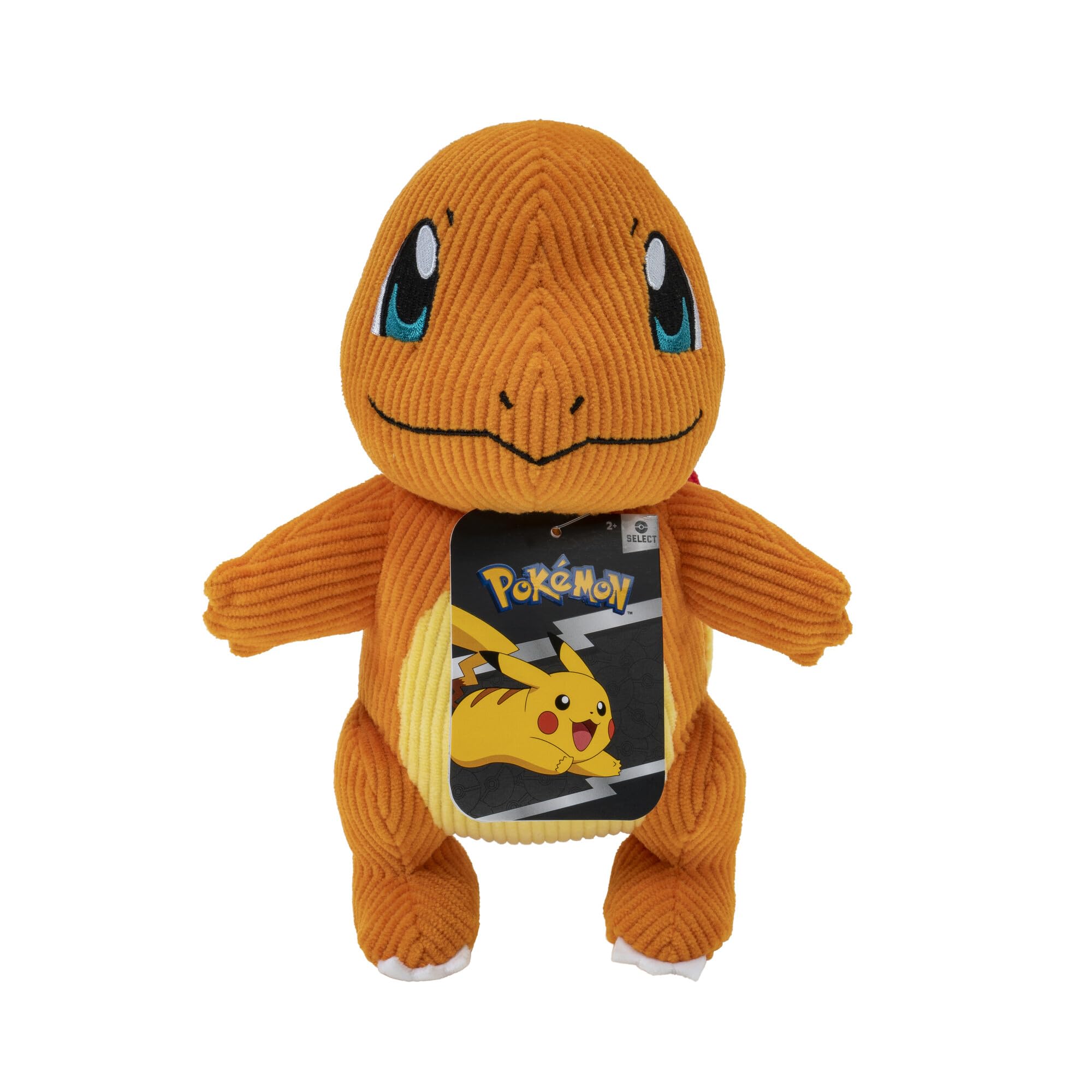 Pokèmon PKW - Select 8" Plush (Corduroy Charmander) W5, Multicolor, PKW2392