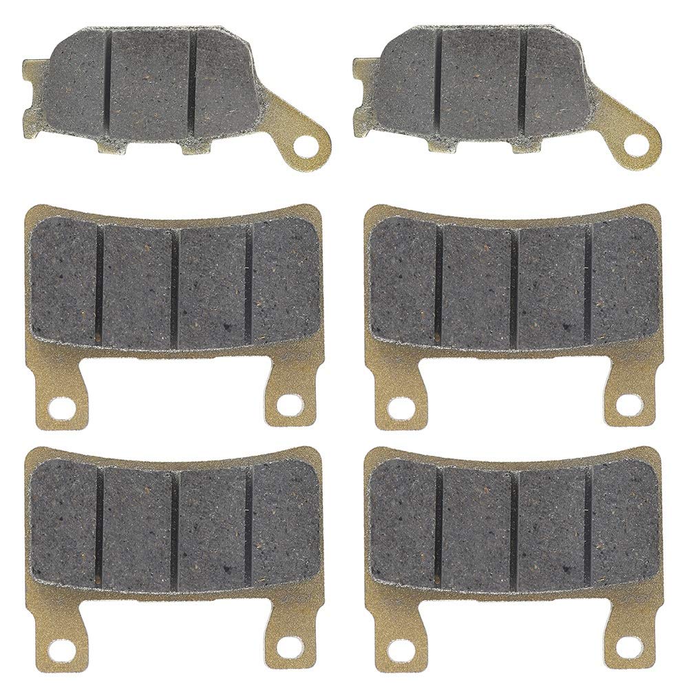 Motorcycle Front Rear Brake Pads Set for CBR 600 F4 F4i 1999-2004 CBR 929 RR 2000-2001 900RR VTR 1000 SP-1 2000-2001 Sintered Metal Alloy 6Pcs