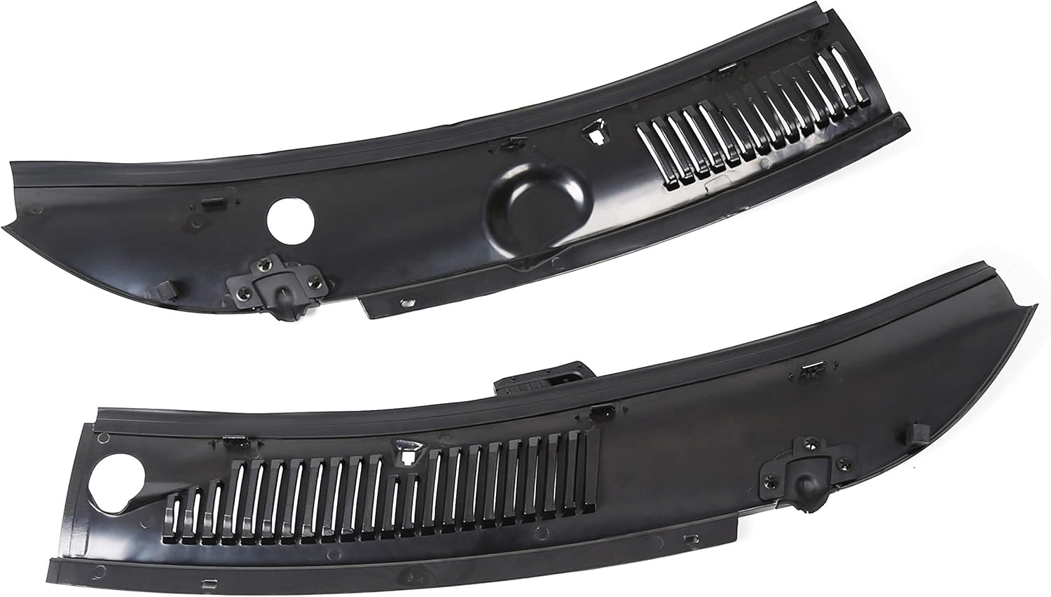 ECOTRIC 2Pcs Windshield Wiper Cowl Vent Grille Panel Hood