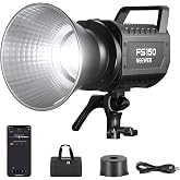 NEEWER FS150 LED Video Light 2.4G/APP Control, 130W 5600K COB Daylight Silent Photography Continuous Output Lighting 4 Precis