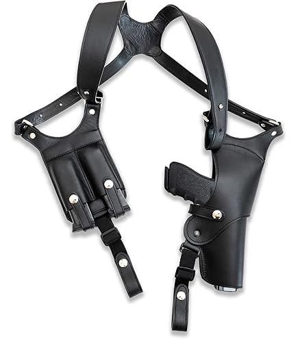 Triple K Holster 大型オートマチック用 革製ショルダーホルスター Triple K Holster 大型オートマチック用 革製ショルダー