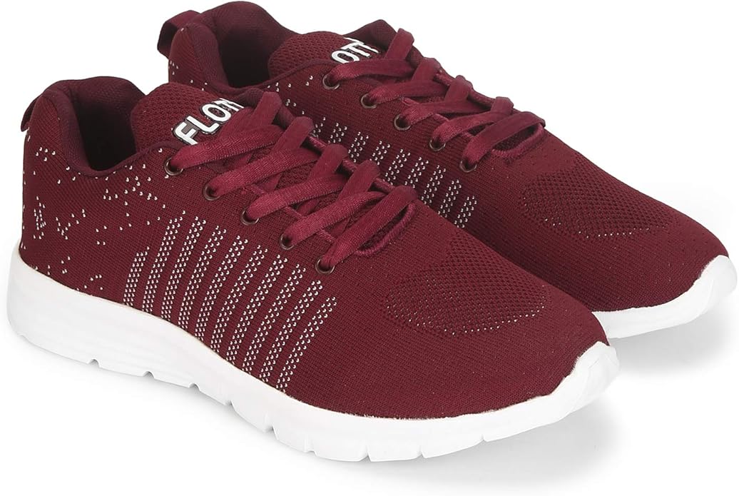 Flott Maroon Running Shoes for Men Amazon.in Shoes & Handbags