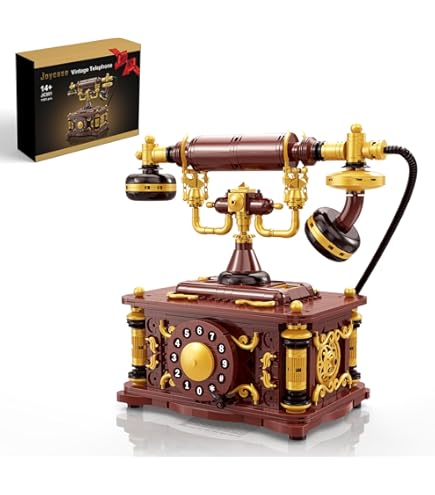 Kit Construcción Máquina Escribir Retro Con Micro Bloques | Modelo Decorativo 14.6x11.9 Cm | Juguete Para Adultos