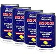 Brioschi Ready to Drink | Lemon Flavored Refreshing Effervescent Seltzer | Fast Acting Digestive Aid, Heartburn, Upset Stomach, Acid Indigestion | Gluten Free | Super Carbonated 8 oz can, (Pack of 4)