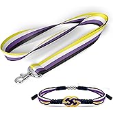 HARACRAFT Pack of 2 LGBTQIA+ Accessories, Infinity Love Bracelet and Matching Rainbow Lanyard, Pride Month Gift Set, Things Stuffs for LGBTQIA Community (Non-Binary)
